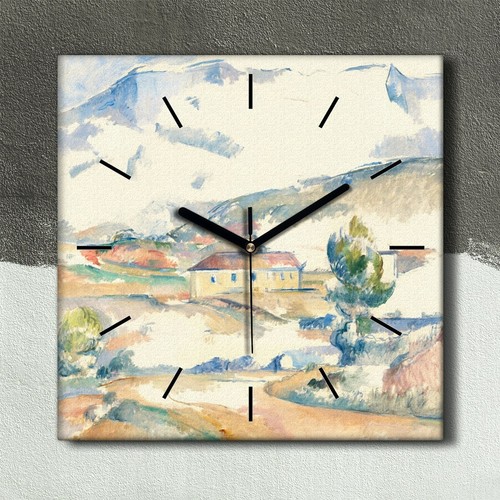 Horloge décorative sur toile