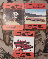 LOT DE 3 ANCIENS CAHIERS D'ECOLIER " JET AGE " Voiture de record  (lot H) vierge