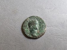 Pièce de Monnaie Romaine - Domitien As César caesar Aug F Domitianus Cos V/ S-C
