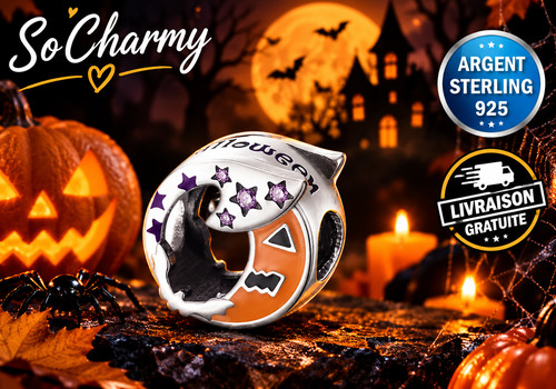 Charm halloween lune et - halloween,