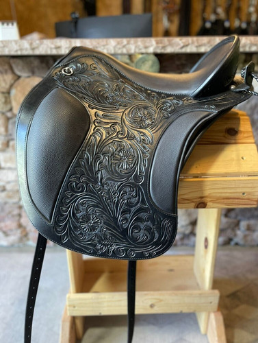 Selle cheval espagnol cuir - selle,