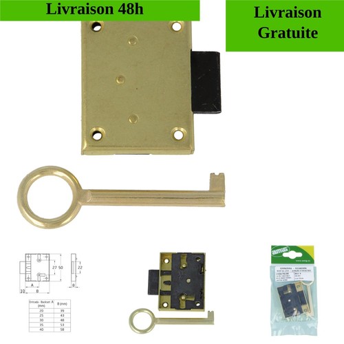 Serrure encastrée amig pour - amig,