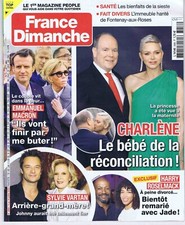 France dimanche n°3958 08/07/2022 Charlène de Monaco Macron Roselmack Vartan