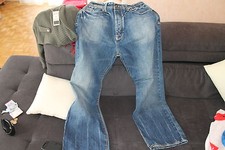 Sean John jeans and miltia military sweater