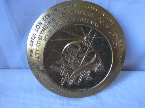 Medaille bronze voeux - bronze, de