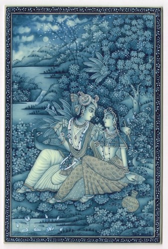 Radha krishna peinture love - peinture, de