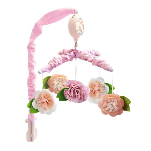 Floral musical baby mobile for - floral,
