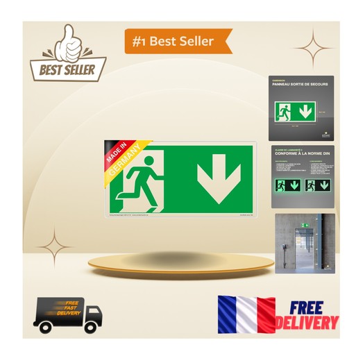 Panneau sortie secours - sortie, de