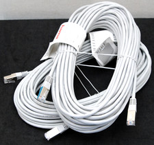 Lot de 2 x câble réseau 20m RJ45 CAT5E STP HAMA 030598 ( TK182 )