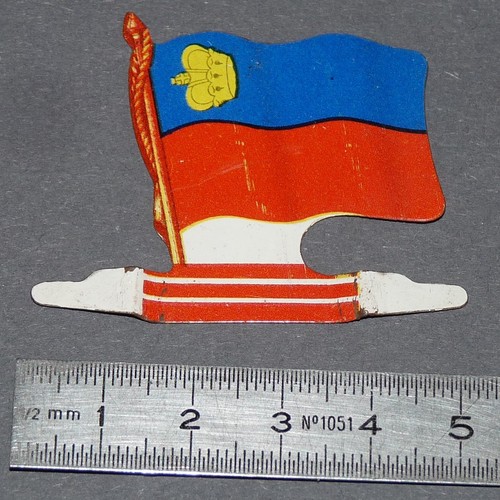 Plaque metal drapeau biscuits - plaque,
