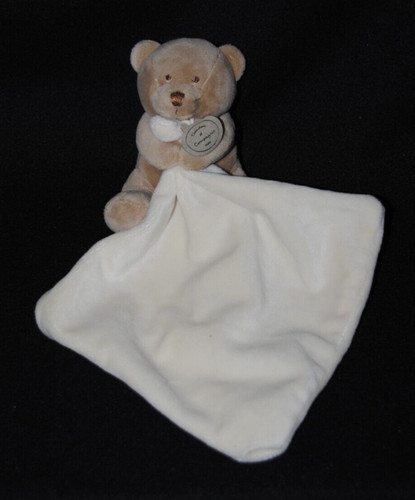 Peluche ours brun beige doudou - peluche,