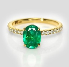 Bague 14 carats Or blanc IGI