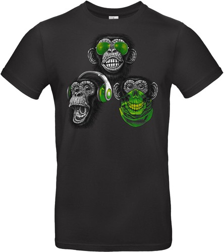 Tee shirt noir 100 coton - tee,