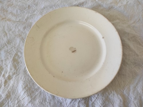 Ancien plat service - service, rond