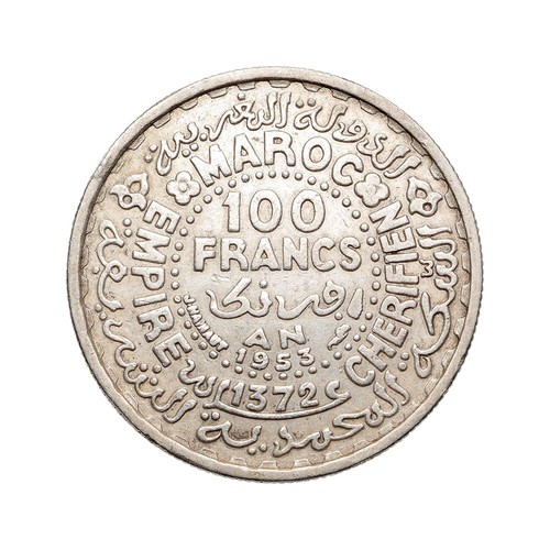Maroc 100 francs empire - maroc,