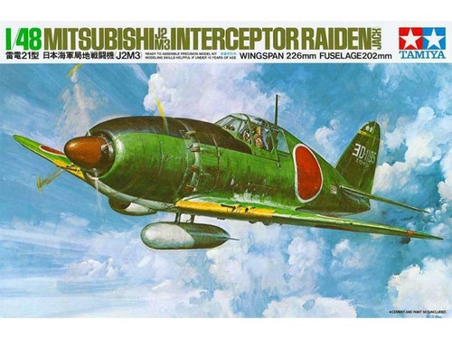 Tamiya mitsubishi j2m3 raiden - mitsubishi,