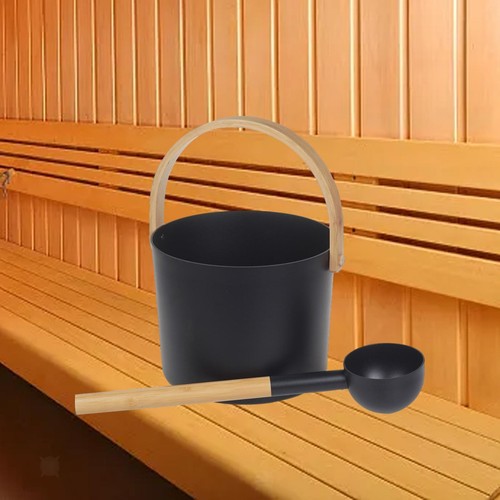 Seau sauna aluminium - seau, en
