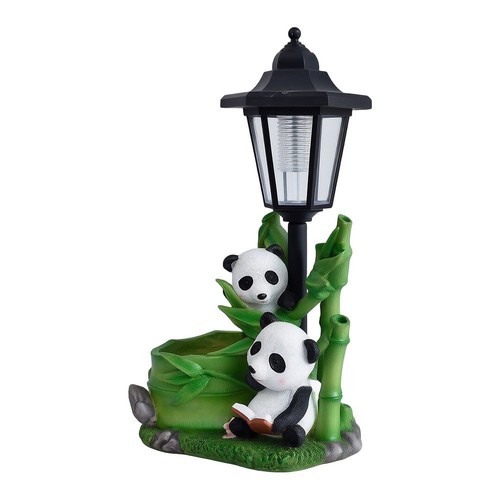 Statue pour lanterne panda - , en