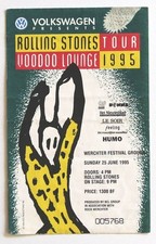 THE ROLLING STONES billet ticket concert BELGIUM Werchter 25/06/1995 Jagger