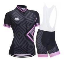 Femmes été Maillots Sets pour cycliste Maillot Pantalon Cuissard Jersey Short