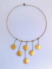 Collier torque à pendentifs Vintage