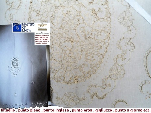 Store lin broderie main - store,