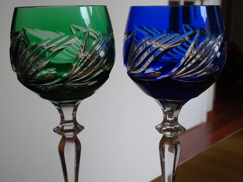 Grands verres vin couleur - 2,