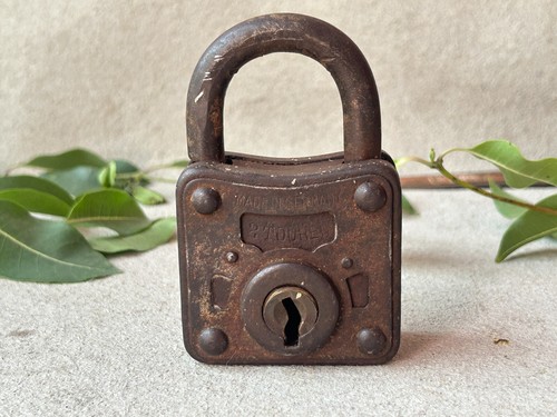 Ancien verrou fer rustique - verrou,