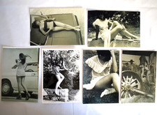 LOT DE 6 PHOTOGRAPHIES ARGENTIQUES EROTISME FEMME NUE 15 x 10 cm EROTICA VINTAGE