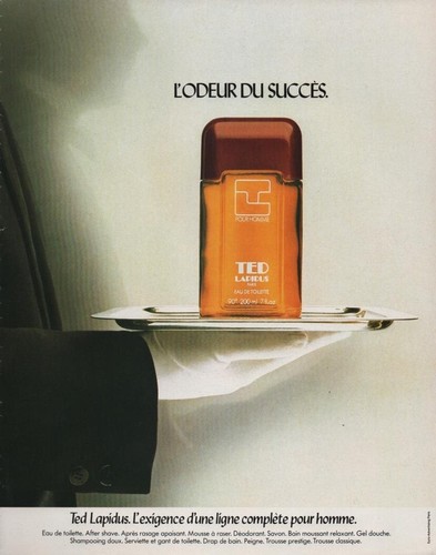 Publicité papier parfum - papier,