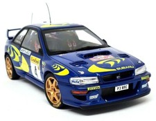 Autoart 1/18 Subaru Impreza WRC 1997 #4 Monte Carlo Rally Win Diecast Model Car