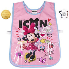 TABLIER CHASUBLE IMPERMEABLE ,enfant ,TU , MINNIE mouse,ROSE,LICENCE DISNEY/ A8
