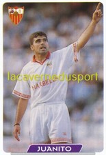 080 JUANITO SEVILLA FC CARD MUNDICROMO LAS FICHAS DE LA LIGA 1995 1996