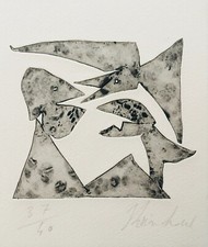 REINHOUD - "Miroir" - 1986 - Gravure originale signée