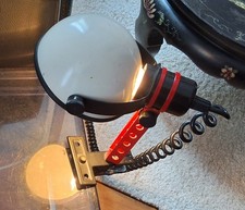 CLAUDE : Lampe à Pince Spot en Metal Bureau/Chevet Rouge/Noir/Beige Années 70