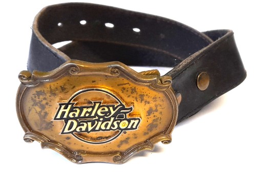Ceinture vintage cuire boucle - cuire,