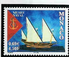 Monaco Num 2304 ** MNH Marine Bateau Chèbec année 2001