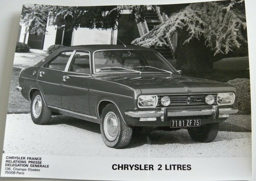 Photo presse chrysler - , /