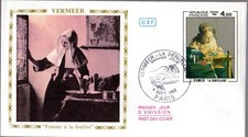 2231+ FDC  ENVELOPPE 1er JOUR  CEF  VERMEER  FEMME A  LA  FENETRE
