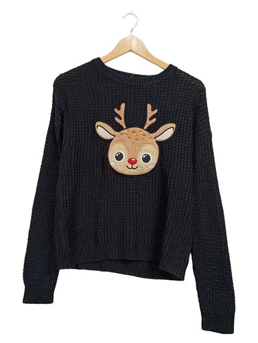 Pull noël femme noir - de,