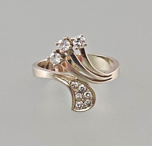 Anneau brillant 585 - 585, or