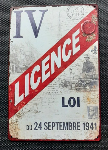 Plaque métal décoration - plaque,