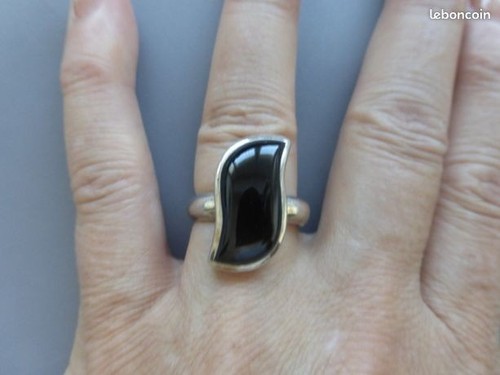 Bague argent massif poinçons - argent,