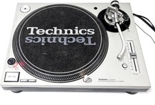 Platine vinyle DJ argentée Technics SL-1200MK5 d'occasion fonctionnement conf...