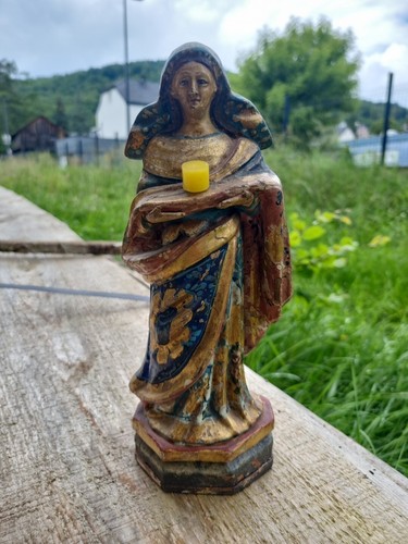 Vierge bois sculpté - en,