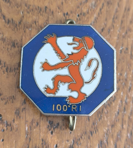 Insigne militaire 100 ri - militaire,