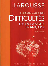 Livre Dictionnaire des difficultés de la langue française - Larousse
