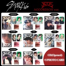 STRAY KIDS MINI ALBUM MANGE ACCORDÉON ver. CD(Opened) + 3 PHOTO CARD SET OFFI...