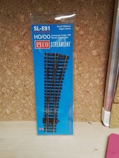 PECO HO SL-E91 CODE 100. AIGUILLAGE DROIT A DROITE. ETAT NEUF SOUS BLISTER