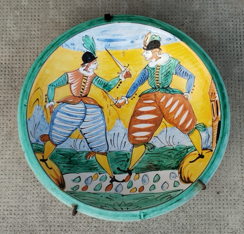 Ancien plat céramique - plat,
